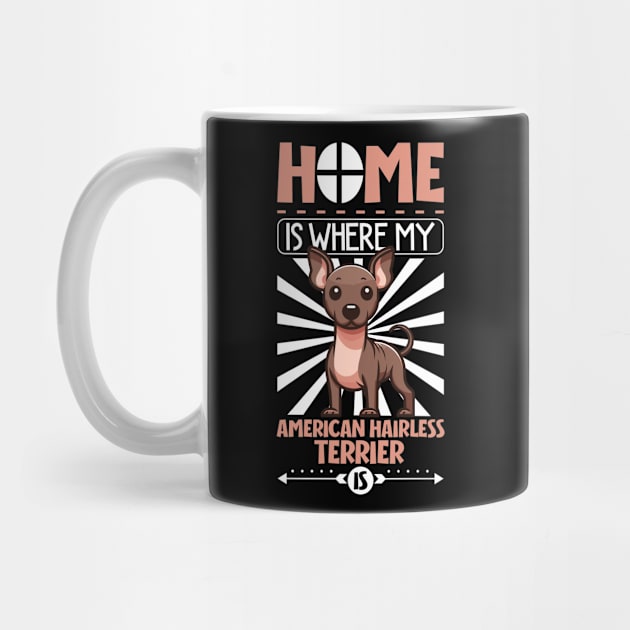 Home is with my American Hairless Terrier by Modern Medieval Design